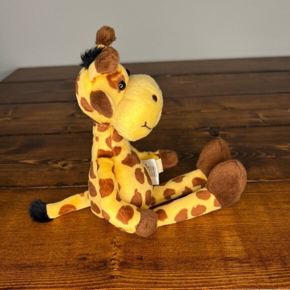 Burton + Burton 2005 Geriff Giraffe yellow brown stuffed animal plush 11” - Picture 6 of 11